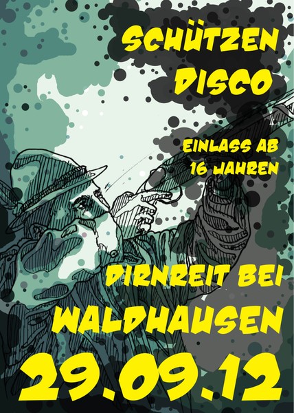 Plakat Schtzendisco